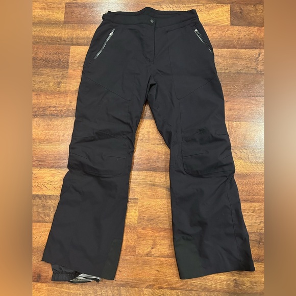 Obermeyer Ridgeline Black Snow Pants Ski Insulated Ladies Womens 10 Short - Picture 1 of 10